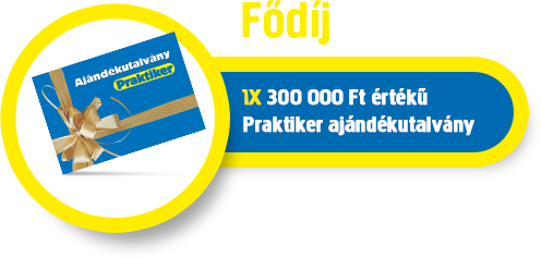 Praktiker ajándékutalvány
