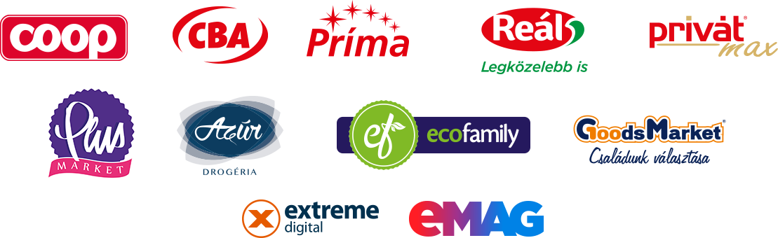 Résztvevő üzletláncok